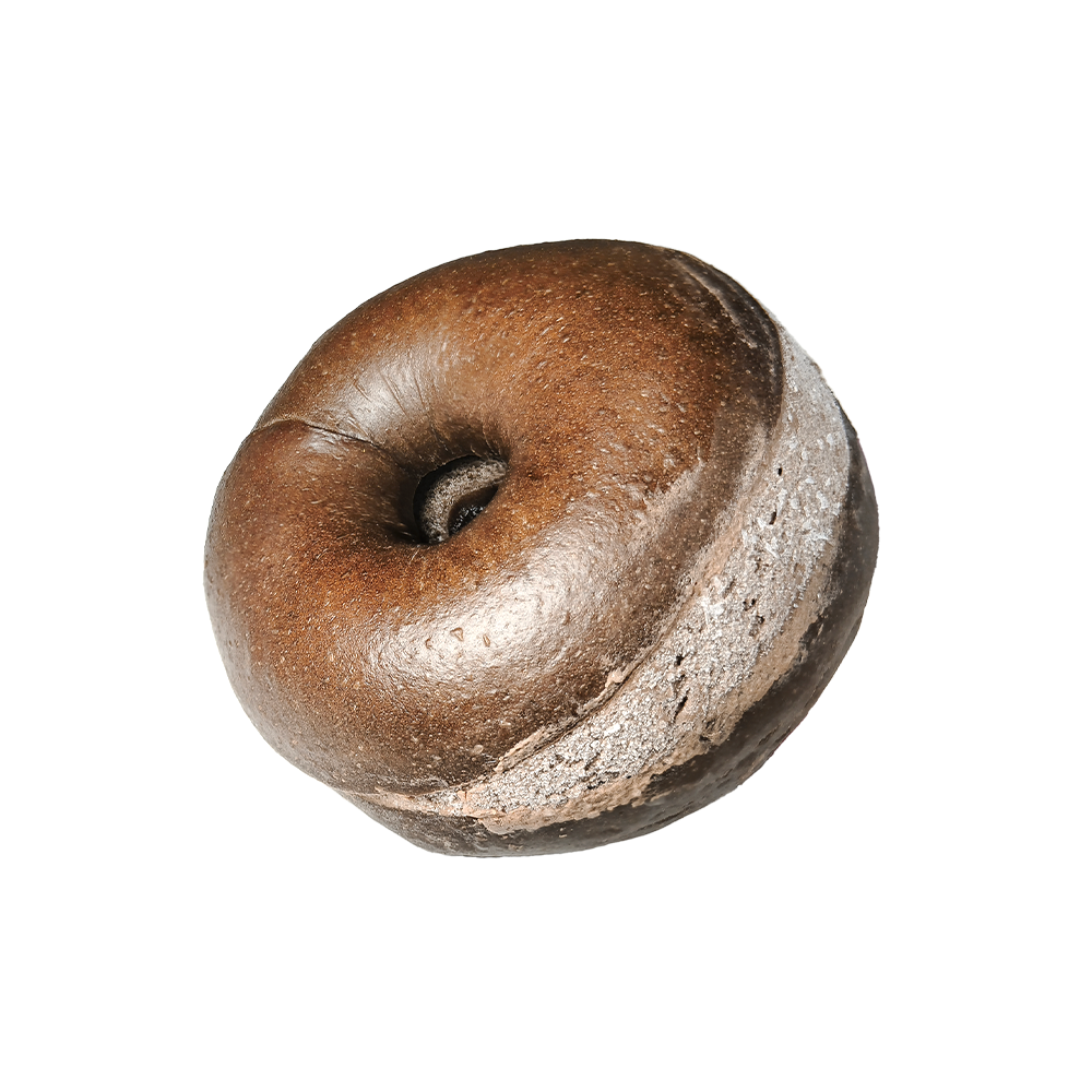 Cocoa Chocolate Cream Cheese Bagel
