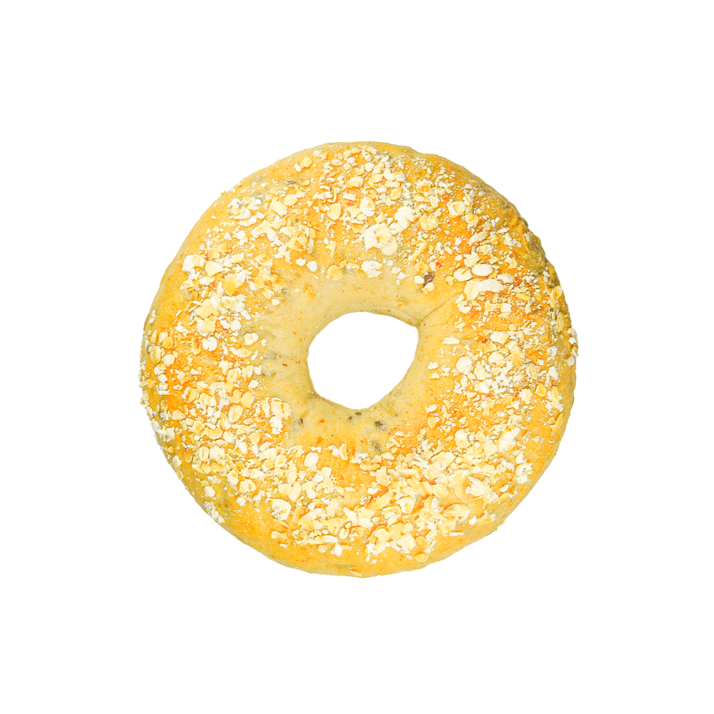 Low Fat Whole Wheat Oat Flaxseed Bagel