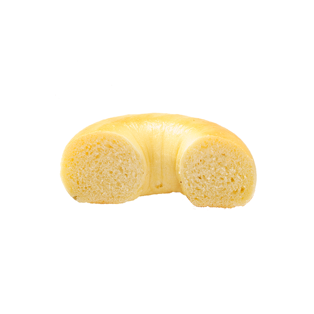Glossy And Brittle Plain Bagel